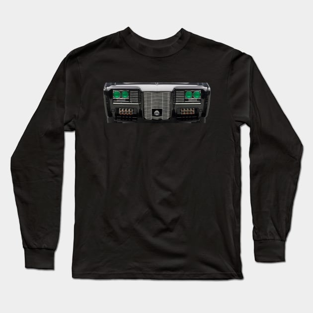 Classic TV Cars Color Series 1-The Green Hornet-Black Beauty Long Sleeve T-Shirt by EarplugPodcastNetwork